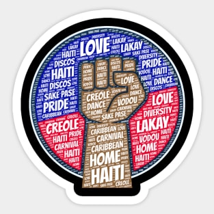 Haitian Flag Haiti Pride Sticker